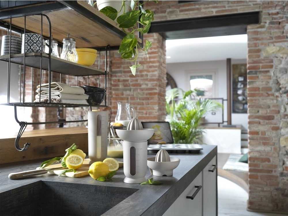 BlimPlus Lis na citrusy s odměrkou Ufo Moka Grey 500 ml