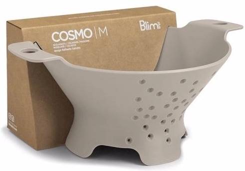 BlimPlus Cedník s podstavcem Cosmo Moka Grey