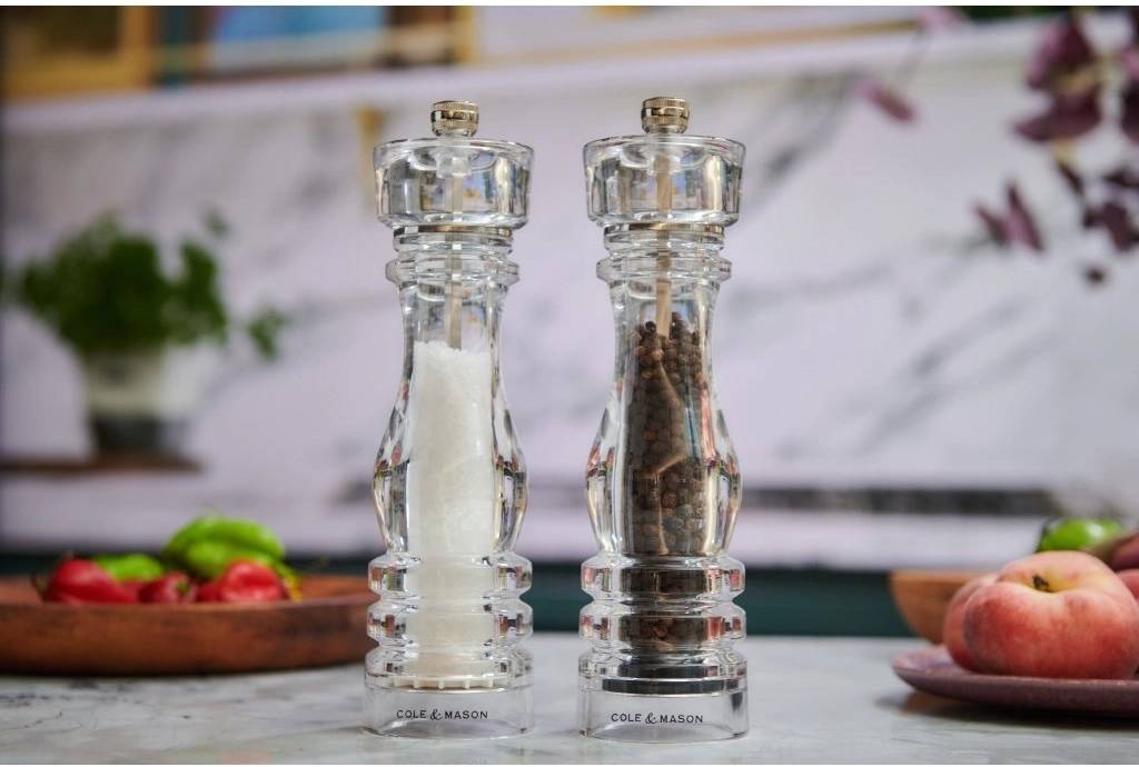 Cole & Mason Mlýnek na sůl London Acrylic Precision+ 22 cm