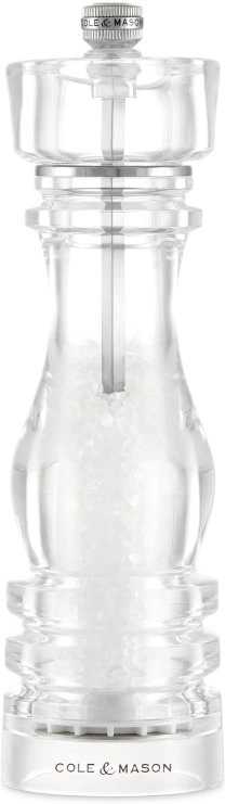 Cole & Mason Mlýnek na sůl London Acrylic Precision+ 22 cm