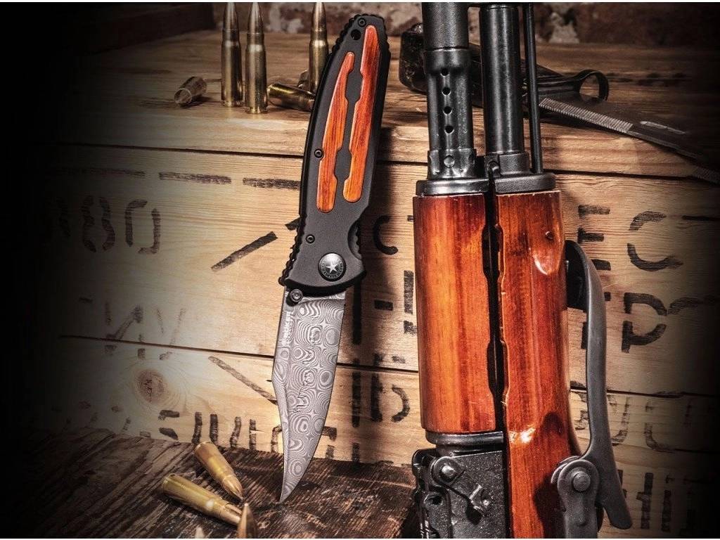 Böker Solingen Kalashnikov Bayonet Damascus