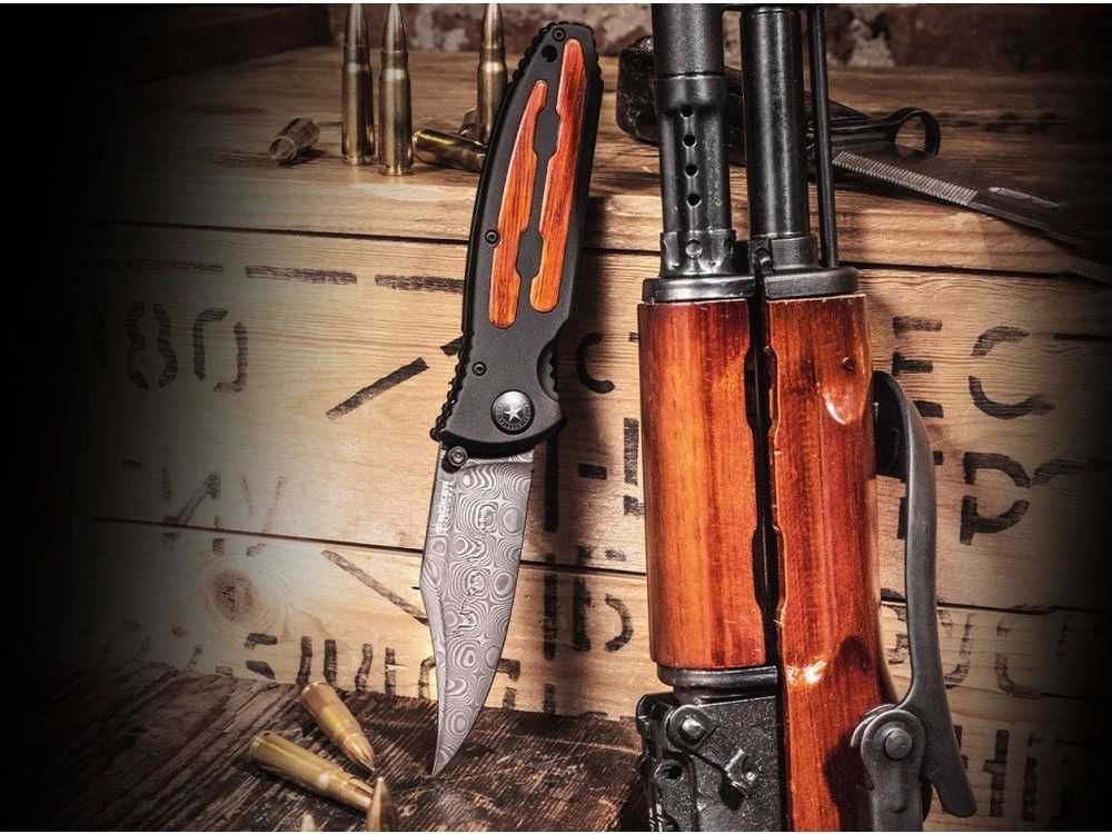 Böker Solingen Kalashnikov Bayonet Damascus