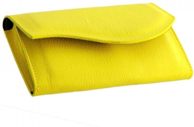 Alpen Manikúrní sada Nickel kožená na druk 5 ks žlutá