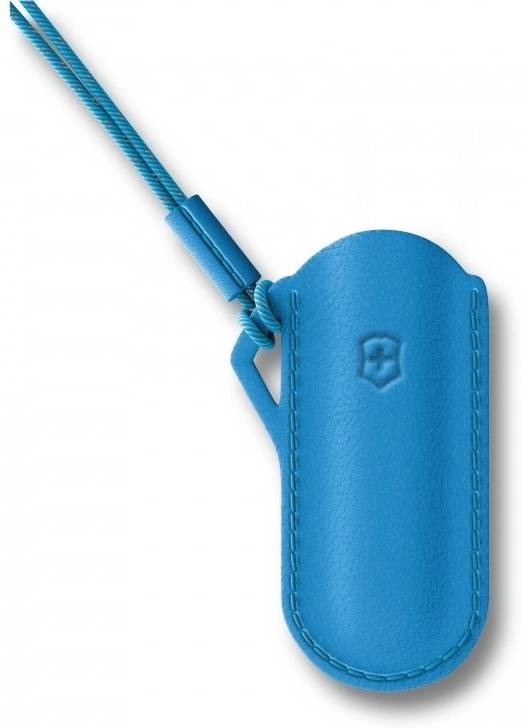 Victorinox Kožené pouzdro pro kapesní nůž Classic Summer Rain modré