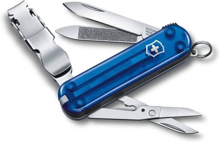 Victorinox Kapesní nůž Nail Clip 580 Blue Transparent
