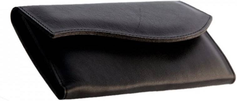 Alpen Manikúrní sada Nickel kožená na druk 5 ks černá