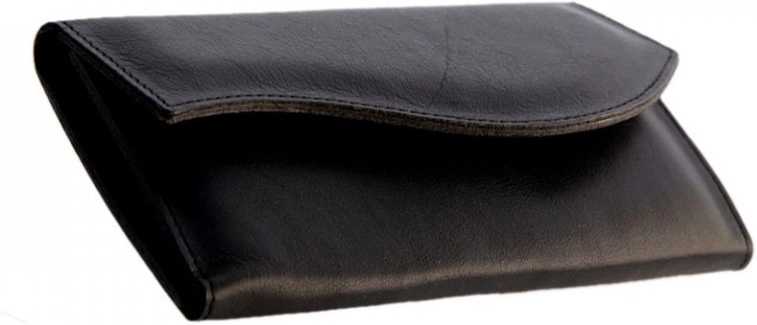 Alpen Manikúrní sada Nickel kožená na druk 5 ks černá