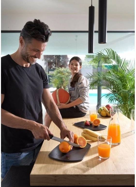 BlimPlus Deska na krájení Skateboard Carbon Black 35 cm