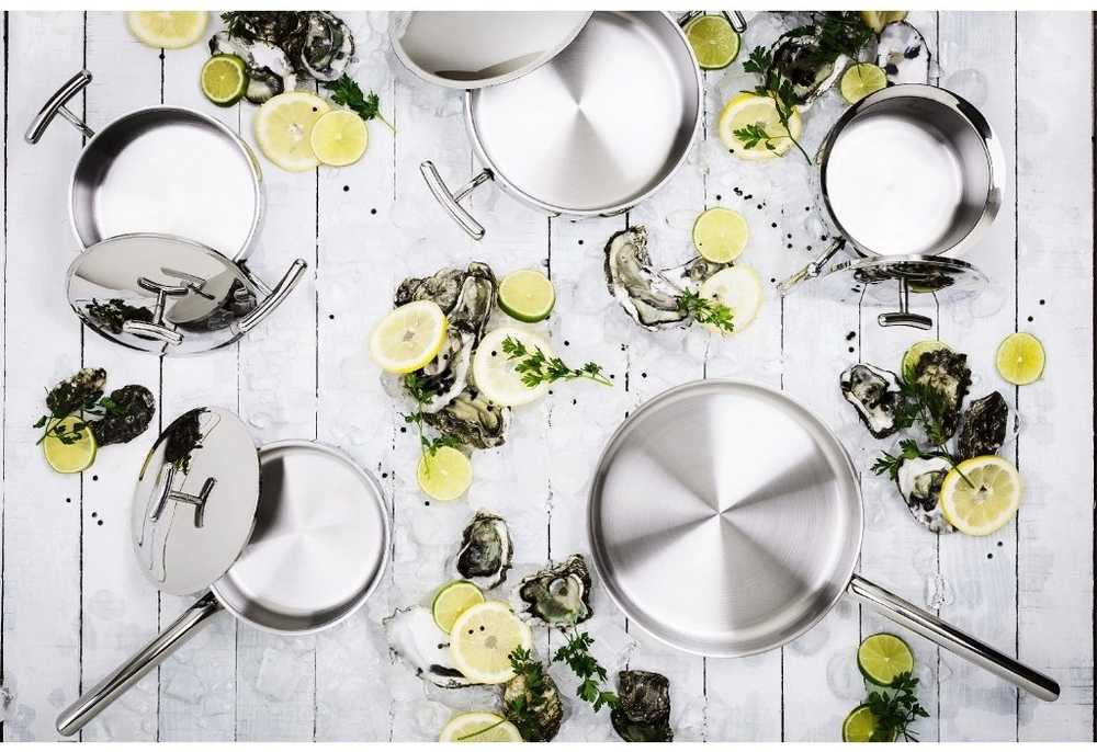 Silampos Sada hrnců a kastrolů Yumi 9dílná s poklicemi