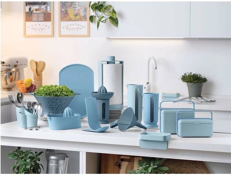 BlimPlus Odkládací stojánek na kuchyňské náčiní Stand Medium Ocean