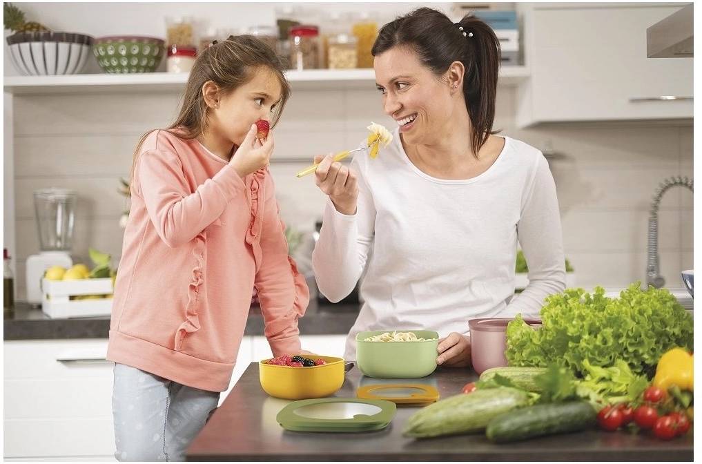 Guzzini Sada 3 hlubokých boxů na jídlo Eco Store&More 3 barvy