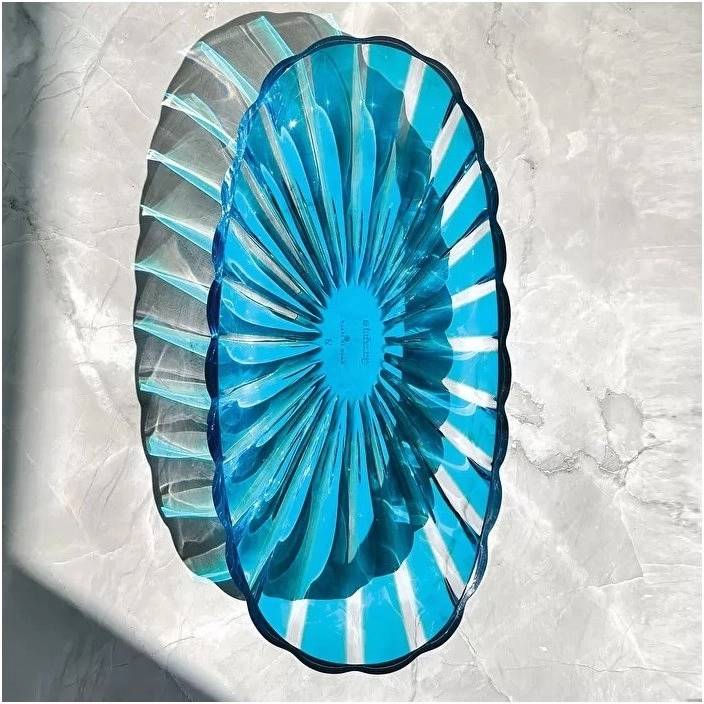 Guzzini Tác oválný Dolce Vita Turquoise