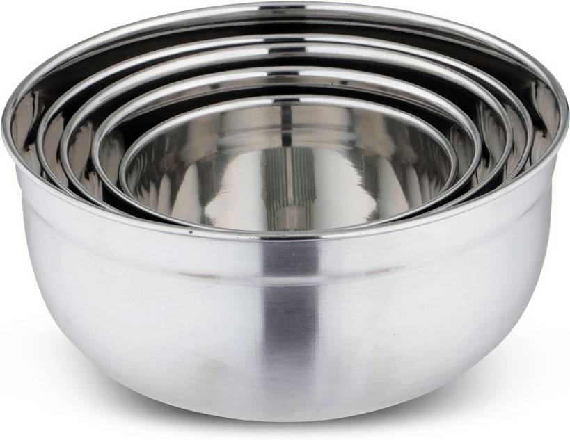 Weis Sada 5 kuchyňských misek nerezové s víkem