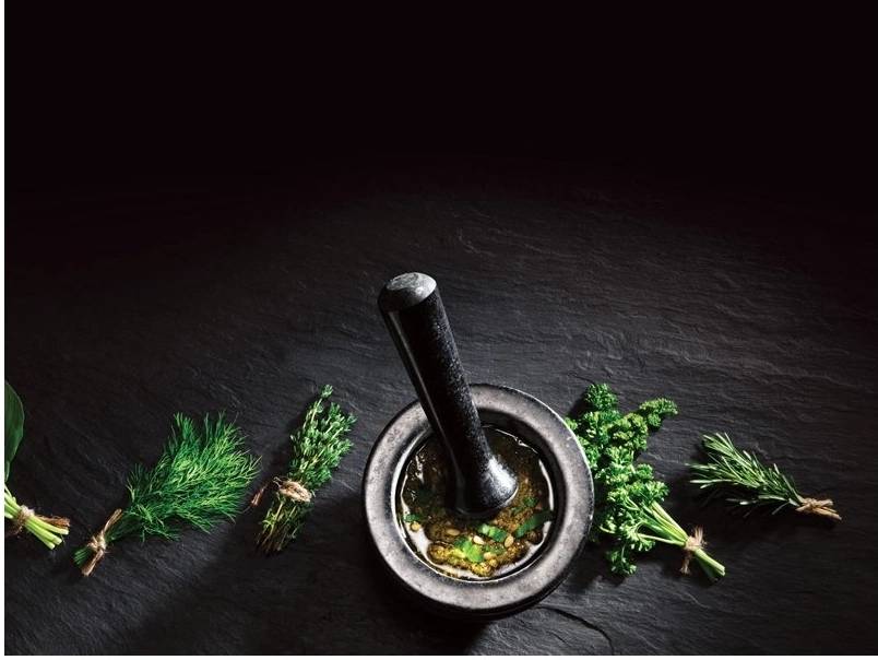 Cole & Mason Granitový hmoždíř s tloučkem 18 cm