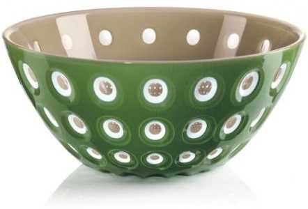 Guzzini Mísa Le Murrine 20 cm písková, bílá, mechově zelená