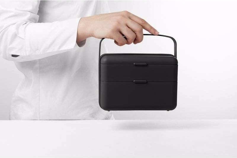 BlimPlus Box na jídlo Bauletto M Carbon Black