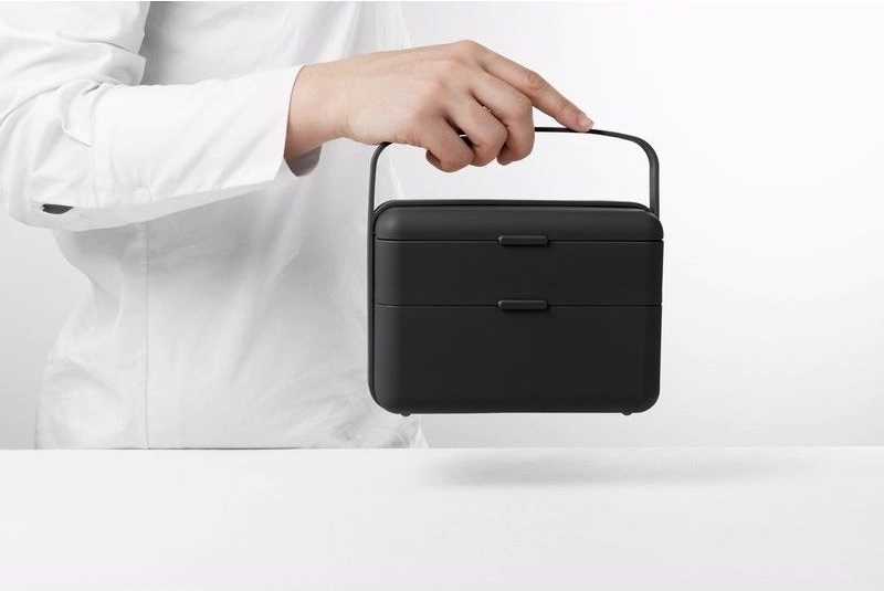 BlimPlus Box na jídlo Bauletto M Carbon Black