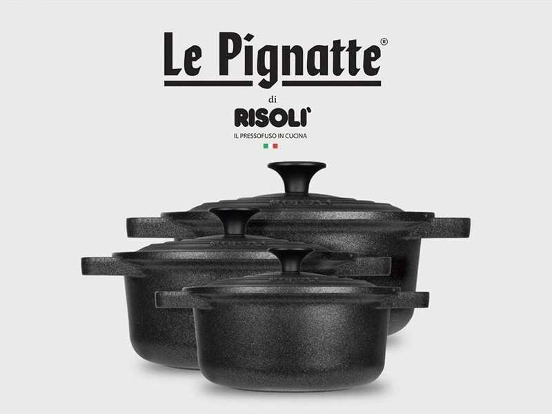 Risoli Hrnec Le Pignatte s víkem 20 cm