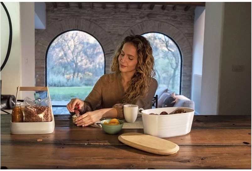 Guzzini Kuchyňský organizér Tierra bílý