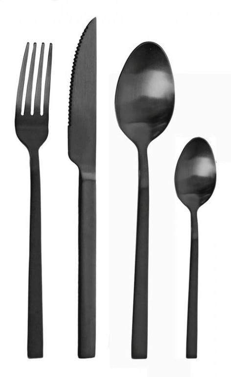 Pintinox Sada 24 ks příborů Duke Carbon