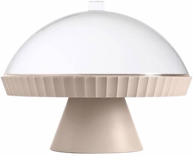 BlimPlus Podnos na dort s poklopem a lopatkou Agora Moka Grey