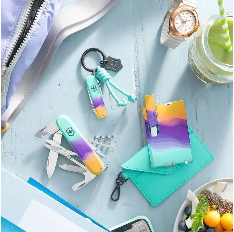 Victorinox Přívěšek Key Ring tyrkysový