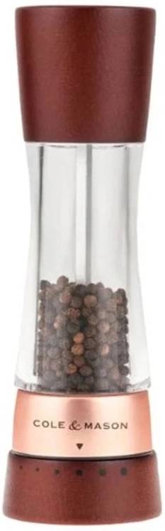 Cole & Mason Mlýnek na pepř Derwent Chestnut Rose Gold