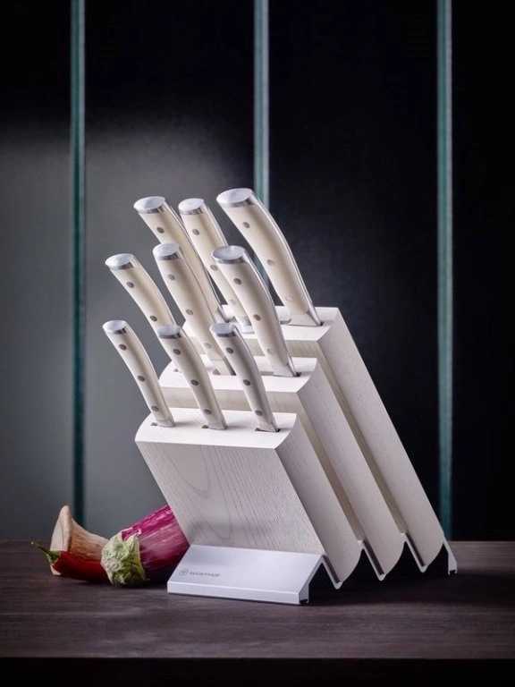 Wüsthof Blok na nože Classic Ikon Créme s 9 noži