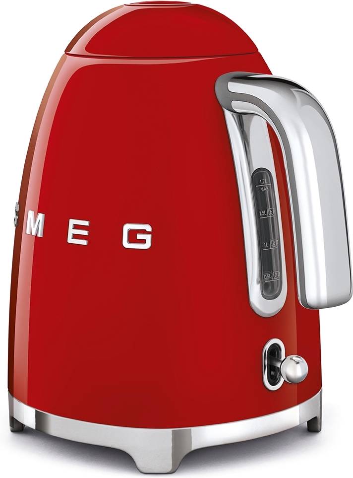 SMEG Rychlovarná konvice 50's Retro Style, 1.7 l, červená