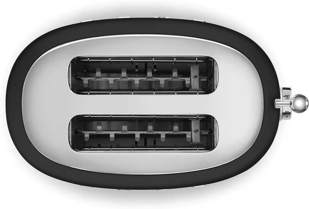 SMEG Topinkovač pro dva tousty 50's Retro Style, matně černá