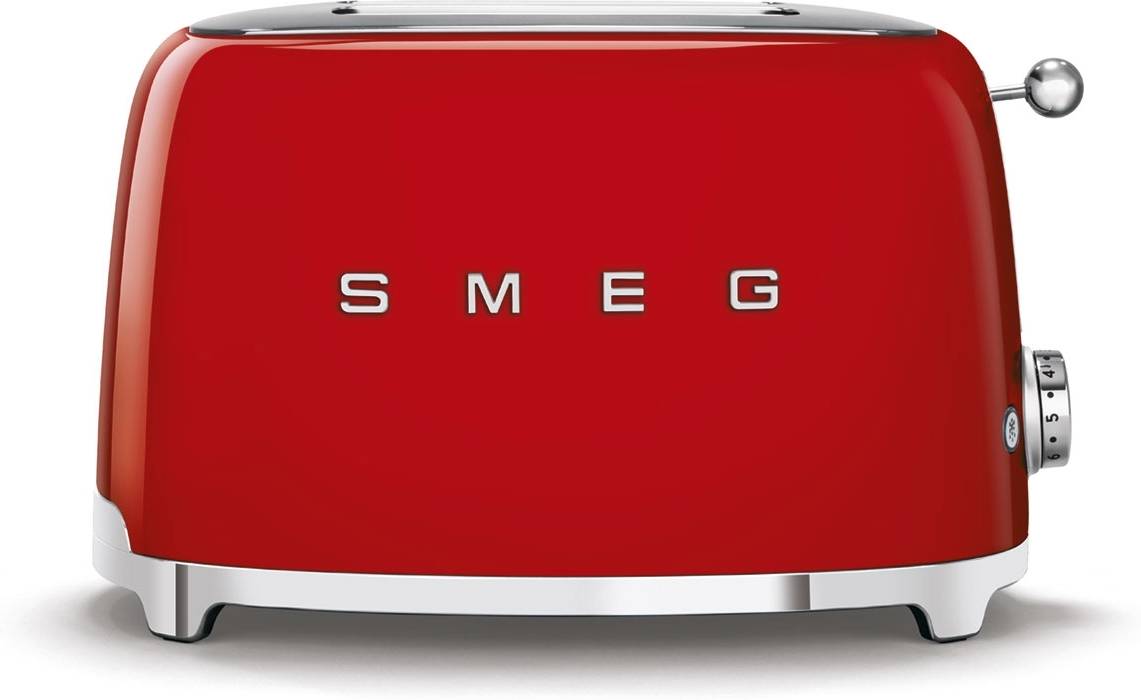 SMEG Topinkovač pro dva tousty 50's Retro Style, červená