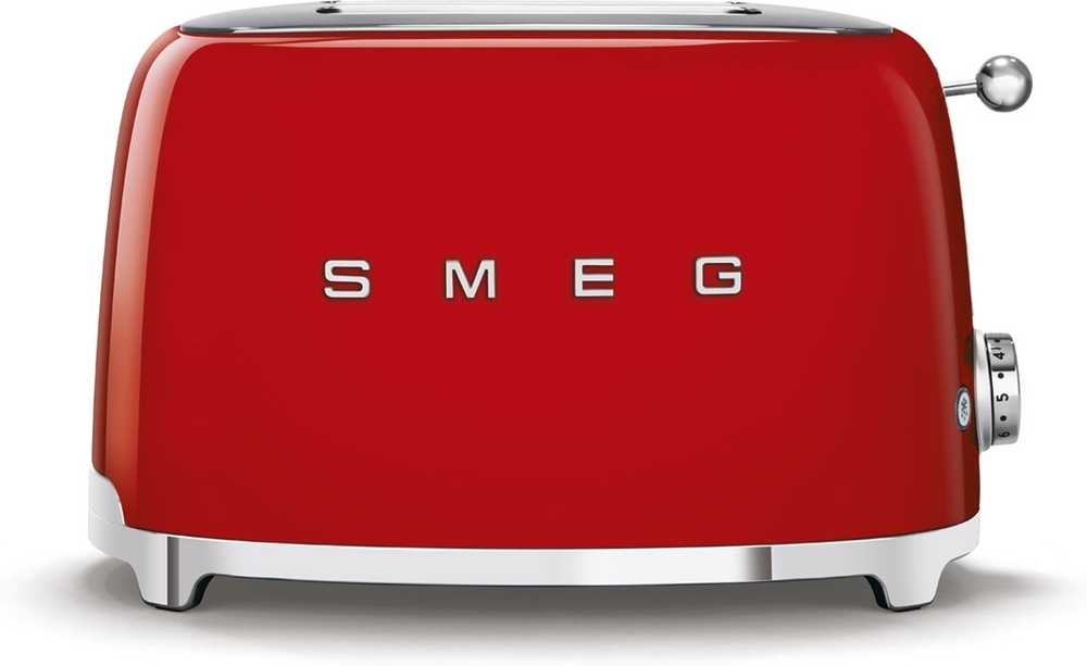 SMEG Topinkovač pro dva tousty 50's Retro Style, červená