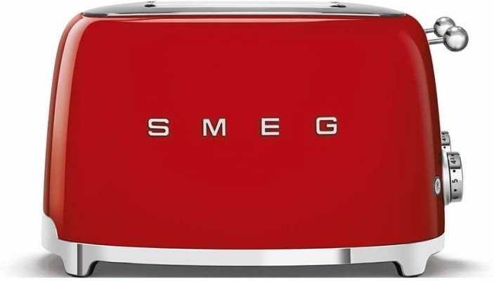 SMEG Topinkovač pro čtyři tousty 50's Retro Style, červená