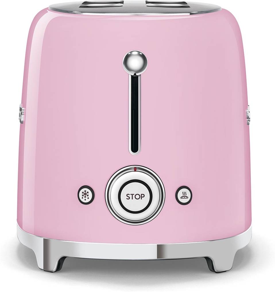 SMEG Topinkovač pro dva tousty 50's Retro Style, pastelově růžová