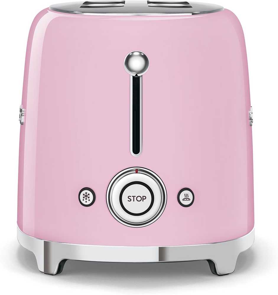 SMEG Topinkovač pro dva tousty 50's Retro Style, pastelově růžová