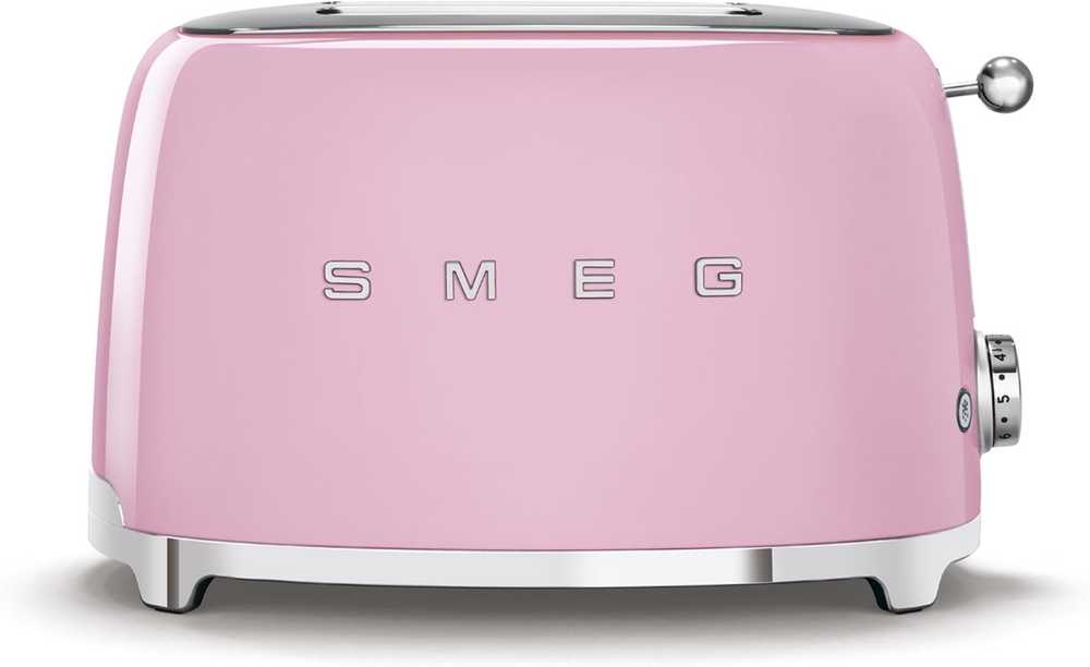 SMEG Topinkovač pro dva tousty 50's Retro Style, pastelově růžová