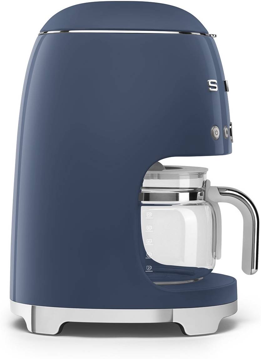 SMEG Kávovar na překapávanou kávu 50's Retro Style, 1.4 l / 10 šálků, námořnická modrá