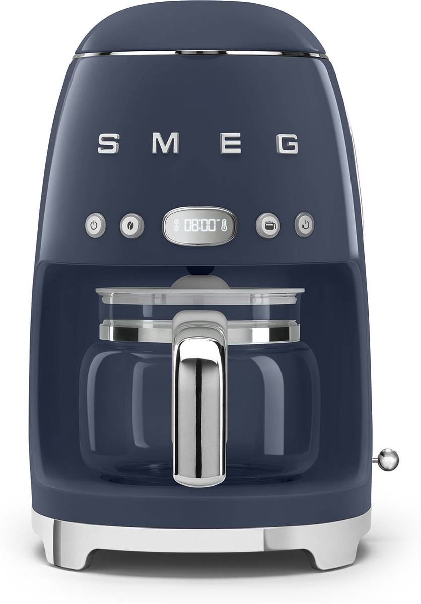 SMEG Kávovar na překapávanou kávu 50's Retro Style, 1.4 l / 10 šálků, námořnická modrá