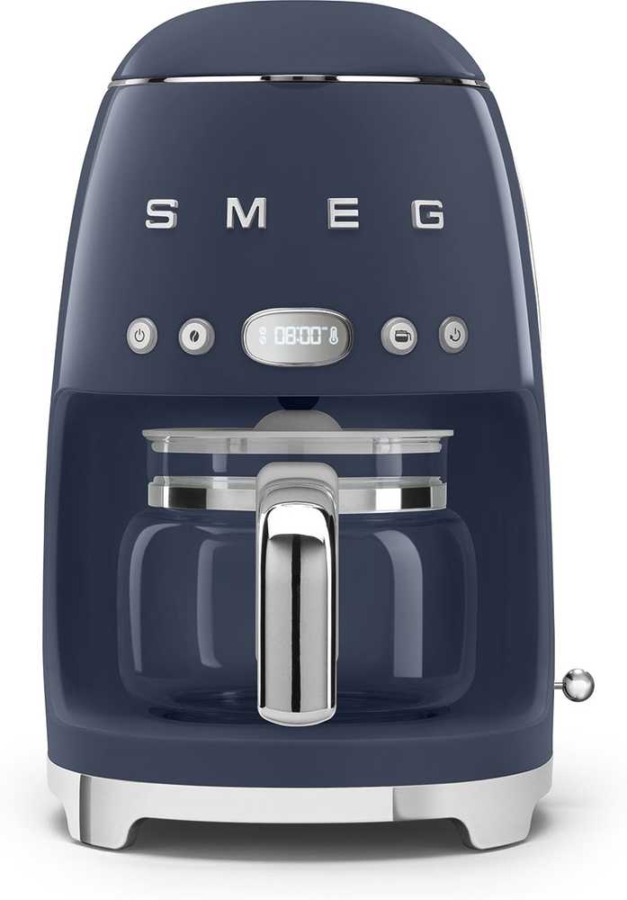 SMEG Kávovar na překapávanou kávu 50's Retro Style, 1.4 l / 10 šálků, námořnická modrá