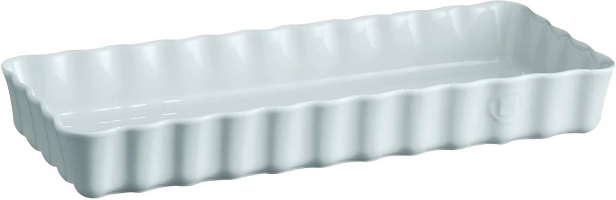 Emile Henry Écume Forma na koláč 15 x 36 cm, světle modrá