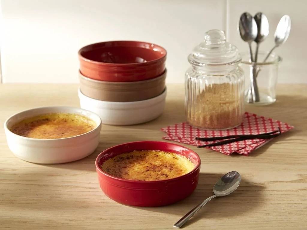 Emile Henry Miska na Créme Brulée, 12 cm, červená Burgundy