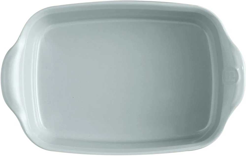 Emile Henry Écume Zapékací mísa obdélníková 22 x 14 cm, světle modrá