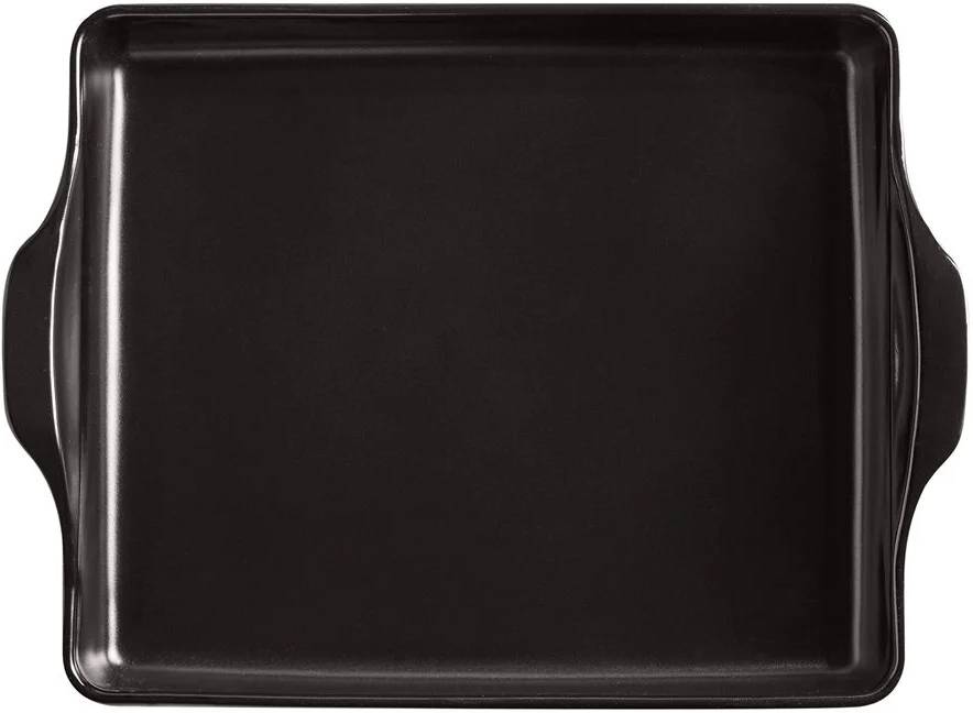 Emile Henry Forma na italský chléb Foccacia 40.5 x 32 cm, pepřová