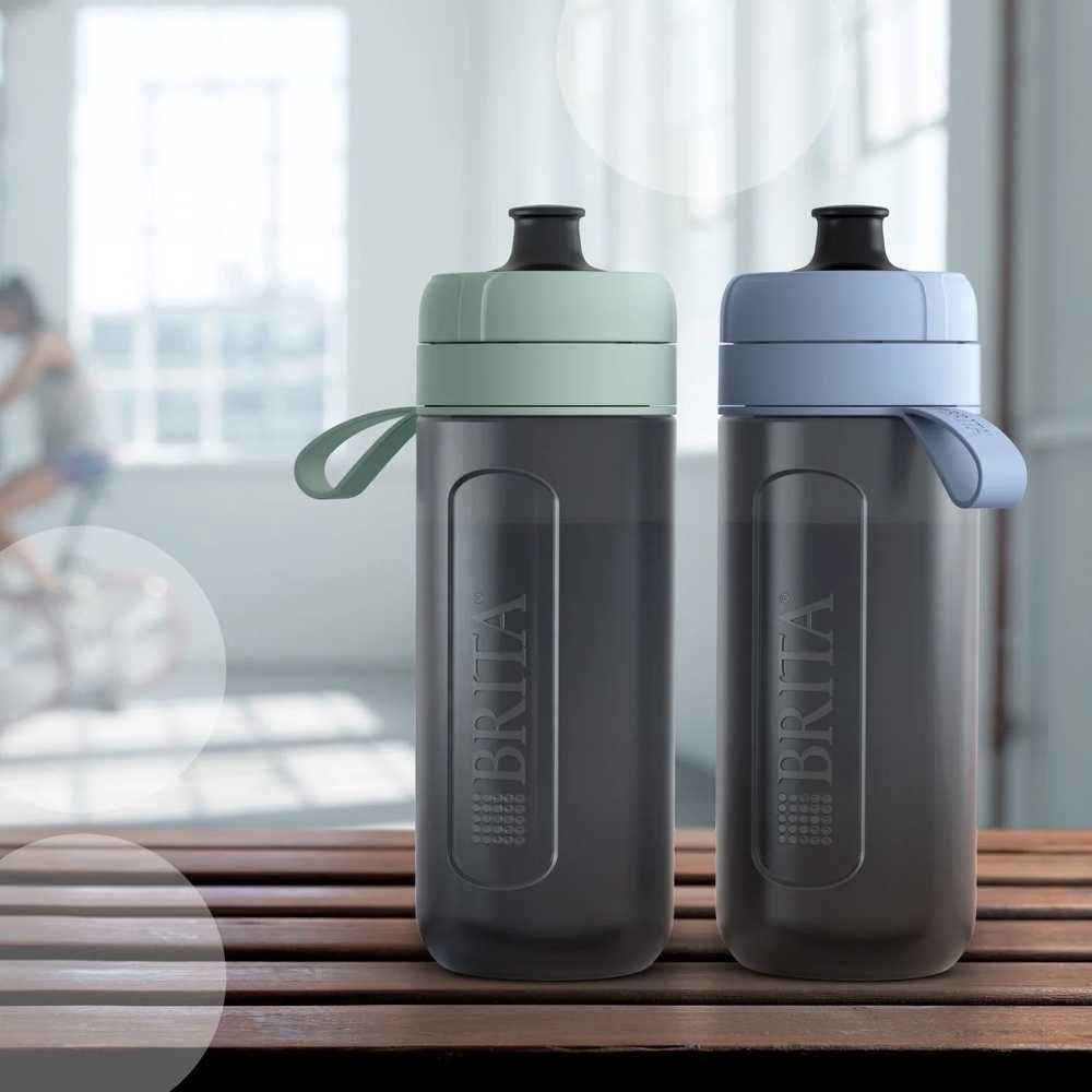 Brita Filtrační láhev na vodu s filtry Fill&Go Active, 0.6 l, zelená