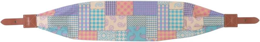 Polarbox látkový popruh Patchwork, hnědá přezka