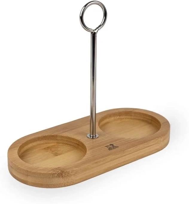 Peugeot Podtácek bambusový přírodní s držátkem Linea