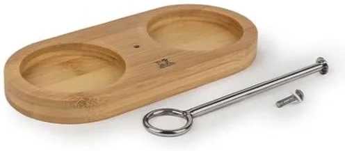 Peugeot Podtácek bambusový přírodní s držátkem Linea