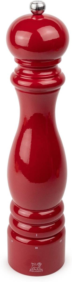 Peugeot Paris u'Select Mlýnek na sůl, 30 cm, červená lak