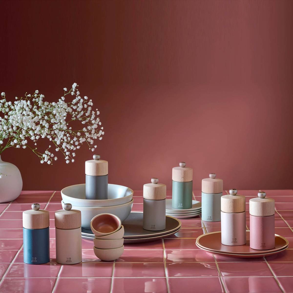 Peugeot Boreal Mlýnek na sůl, 12 cm, šalvějově zelená