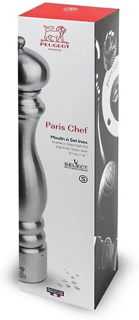 Peugeot Paris Chef Mlýnek na sůl, 30 cm, nerezová